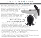 Adjustable Black Vibrating Cock Ring with Dual Motors and Remote Cock Rings Vibrating